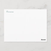 パリを自転車で巡る ポストカード (裏面)