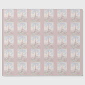 パリを通って自転車に乗ること ラッピングペーパー (フラット)