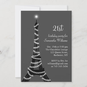 パリアットナイト21スティース招待状 招待状