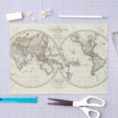 パリアトラスマップ 薄葉紙 (クラフト)