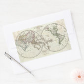 パリアトラスマップ 長方形シール (封筒)