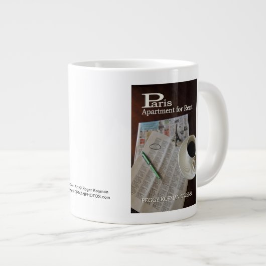 「パリアパートメントフォーレント」 ジャンボコーヒーマグカップ (正面右)