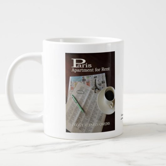 「パリアパートメントフォーレント」 ジャンボコーヒーマグカップ (左)