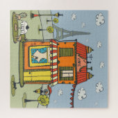 パリアフランスカフェパズル ジグソーパズル (横)