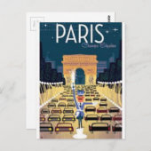 パリアルクドゥトリオンフ ポストカード (正面/裏面)