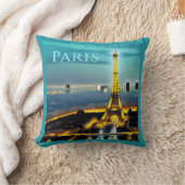 パリアンダーアザターコイズブルートワイライトスカイ クッション (ブランケット)