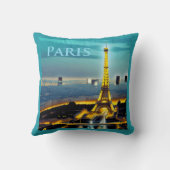 パリアンダーアザターコイズブルートワイライトスカイ クッション (裏面)