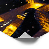 パリアンダーアザターコイズブルートワイライトスカイ ポスター (角)