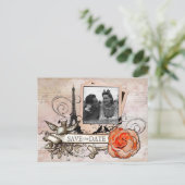 パリアンティークテーマカスタムフォト葉書 案内ポストカード (スタンド正面)