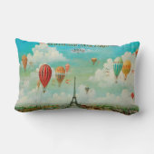 パリアート上空のヴィンテージ ランバークッション (裏面)