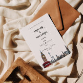 パリアート結婚式招待状 招待状