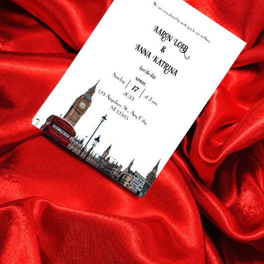 パリアート結婚式招待状 招待状