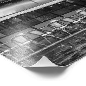 パリアールヌーボーカフェ – 白黒 –  フォトプリント            (角)