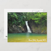 パリア秋、トリニダードW.I. ポストカード (正面/裏面)