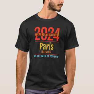 パリイリノイILトータル太陽のエクリプス2024 4以前 Tシャツ