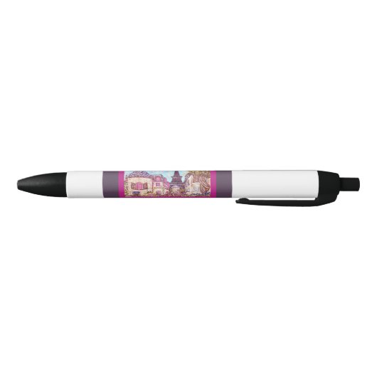 パリインスパイアエッフェルポインティリストアートペン 黒ボールペン (ボトム)