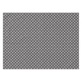パリインスパイア(紋章の)フラ・ダ・リ白黒デザイン テーブルクロス (正面(横))