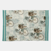 パリインブルータオル キッチンタオル (横)