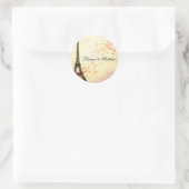 パリインラブ – エッフェルタワー ラウンドシール (バッグ)