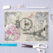 パリイン春ヴィンテージデクページティッシュペーパー 薄葉紙 (クラフト)