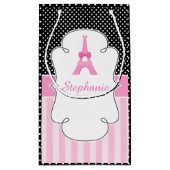 パリエッフェルタワーアフリカンアメリカン スモールペーパーバッグ (裏面)