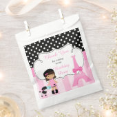 パリエッフェルタワーアフリカンアメリカン フェイバーバッグ (クリップ留めされた状態)