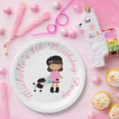 パリエッフェルタワーアフリカンアメリカン ペーパープレート (パーティー)