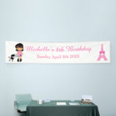 パリエッフェルタワーアフリカンアメリカン 横断幕 (トレードショー)