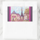 パリエッフェルタワーインスパイアポンティリサ 長方形シール (バッグ)