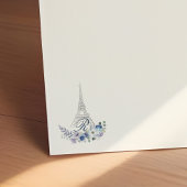 パリエッフェルタワーウォーターカラーフローラモノグラム レターヘッド