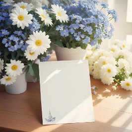 パリエッフェルタワーウォーターカラーフローラモノグラム レターヘッド