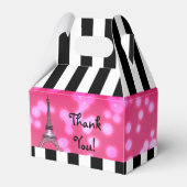 パリエッフェルタワーシックなスパークルパーティーフェイスボックス フェイバーボックス (正面サイド)