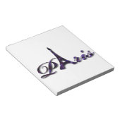 パリエッフェルタワーシークイングリッタースパークル ノートパッド (アングル)