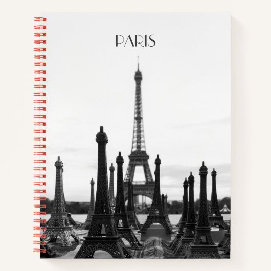 パリエッフェルタワースパイラルノート ノートブック (正面)