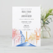 パリエッフェルタワーデスティネーションウェディング 招待状 (スタンド正面)