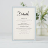 パリエッフェルタワーパウダーブルー結婚ズ詳細 エンクロージャーカード (スタンド正面)