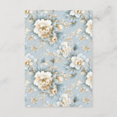 パリエッフェルタワーパウダーブルー結婚ズ詳細 エンクロージャーカード (裏面)