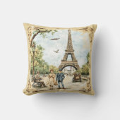 パリエッフェルタワーパリジャン クッション (正面)