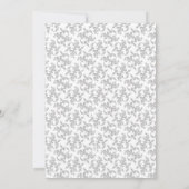 パリエッフェルタワーピンク牡丹ブライダルシャワーインビタ 招待状 (裏面)