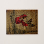 パリエッフェルタワーファッショニスタレッドスティレット ジグソーパズル (横)