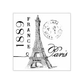 パリエッフェルタワーフランスのジャーナルスクラップブックスタンプ ラバースタンプ (インプリント)