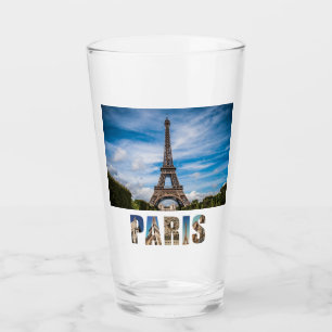 パリエッフェルタワーフランスシフランスのティビールピント タンブラーグラス
