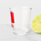 パリエッフェルタワーフランスフランスの国旗 ショットグラス (右)