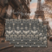 パリエッフェルタワーフローラエフェメラスクリプトデクページ 薄葉紙