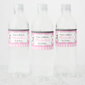 パリエッフェルタワーブルネットガール ペットボトルラベル (ボトル)