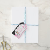 パリエッフェルタワーブロンドガール ギフトタグ (より糸つき)