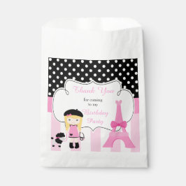 パリエッフェルタワーブロンドガール フェイバーバッグ