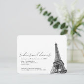 パリエッフェルタワーリハーサルディナーエンクロージャカード エンクロージャーカード (スタンド正面)