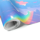 パリエッフェルタワーレインボー ラッピングペーパー (ロールコーナー)