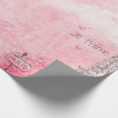 パリエッフェルタワーヴィンテージピジョン ラッピングペーパー (角)